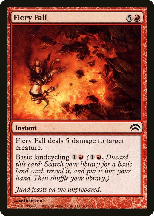 Fiery Fall in the group Magic the Gathering / Types / Colors / Red at Proxyprinters.com (79588)