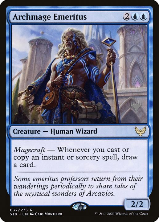 Archmage Emeritus in the group Magic the Gathering / Types / Creatures / Wizard at Proxyprinters.com (79590)