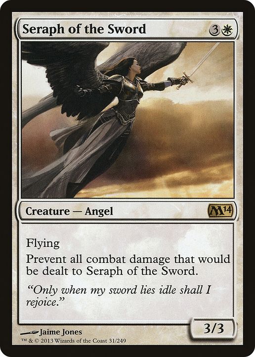 Seraph of the Sword in the group Magic the Gathering / Types / Colors / White at Proxyprinters.com (79598)