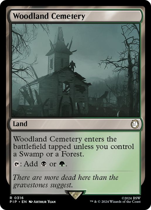 Woodland Cemetery in the group Magic the Gathering / Types / Colors / Colorless at Proxyprinters.com (79634)