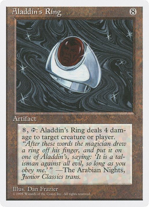 Aladdin's Ring in the group Magic the Gathering / Sets / Fourth Edition at Proxyprinters.com (79636)