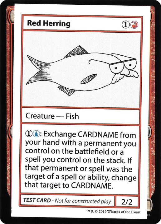 Red Herring in the group Magic the Gathering / Types / Colors / Red at Proxyprinters.com (79639)