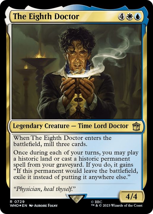 The Eighth Doctor in the group Magic the Gathering / Types / Colors / Multicolors / U, W at Proxyprinters.com (79655)