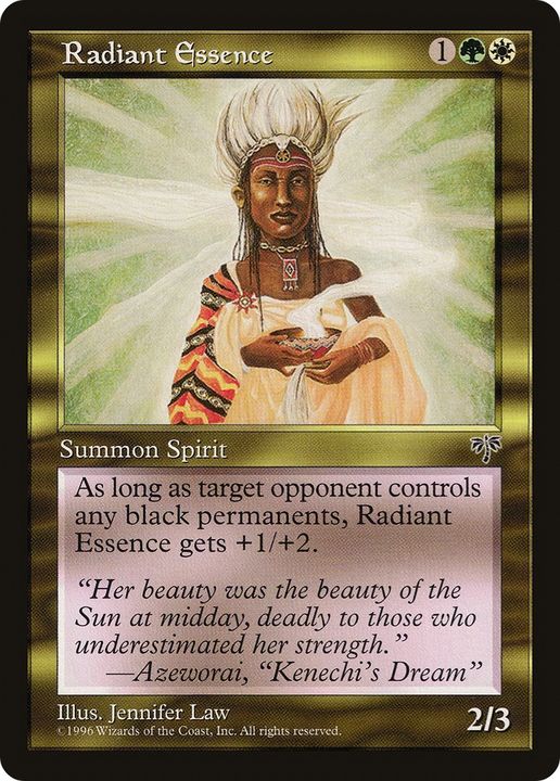 Radiant Essence in the group Magic the Gathering / Types / Colors / Multicolors / G, W at Proxyprinters.com (79681)