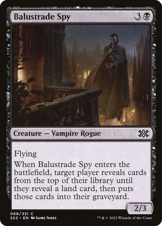 Balustrade Spy in the group Magic the Gathering / Types / Colors / Black at Proxyprinters.com (79691)