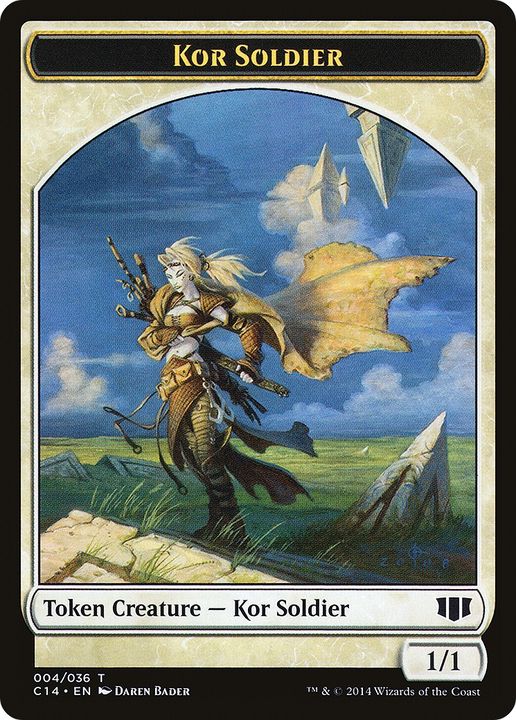 Kor Soldier in the group Magic the Gathering / Sets / Commander 2014 Tokens at Proxyprinters.com (79710)