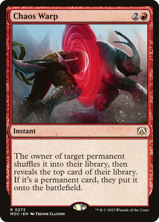 Chaos Warp in the group Magic the Gathering / Types / Colors / Red at Proxyprinters.com (79724)