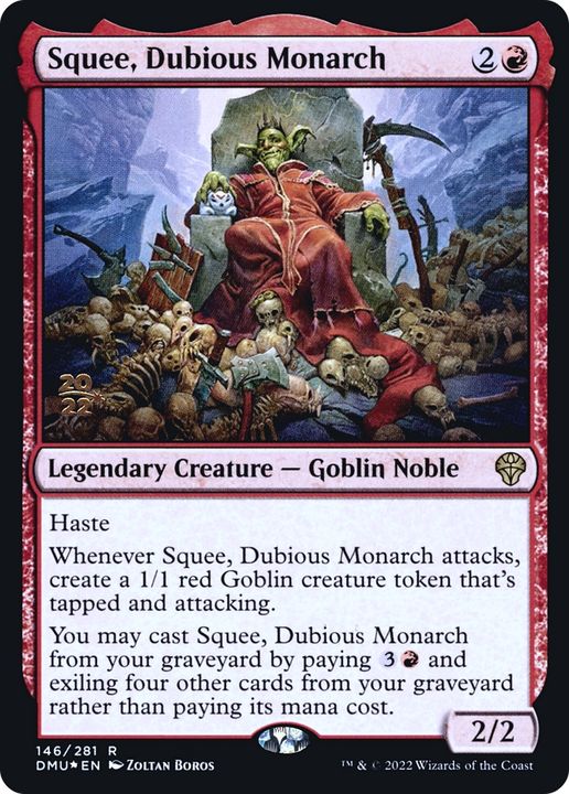 Squee, Dubious Monarch in the group Magic the Gathering / Types / Colors / Red at Proxyprinters.com (79732)