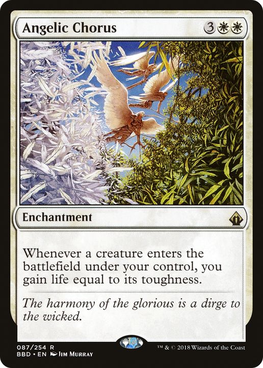 Angelic Chorus in the group Magic the Gathering / Types / Enchantment / Enchantment at Proxyprinters.com (79756)