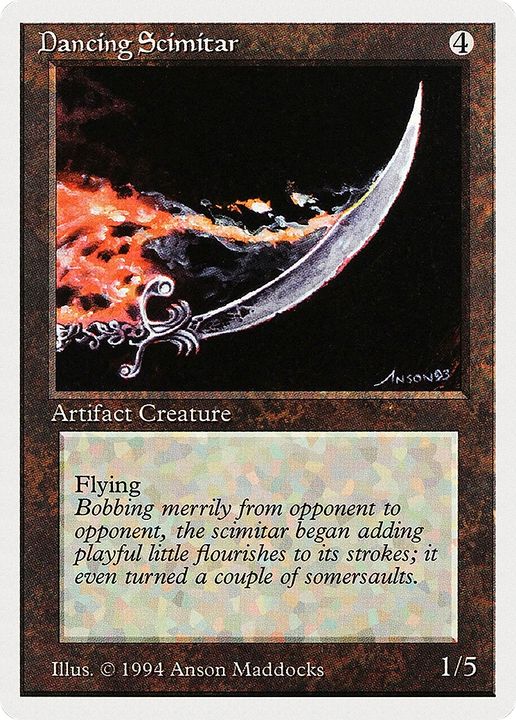 Dancing Scimitar in the group Magic the Gathering / Types / Colors / Colorless at Proxyprinters.com (79759)