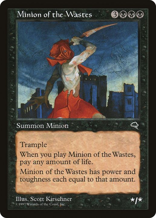 Minion of the Wastes in the group Magic the Gathering / Types / Colors / Black at Proxyprinters.com (79771)