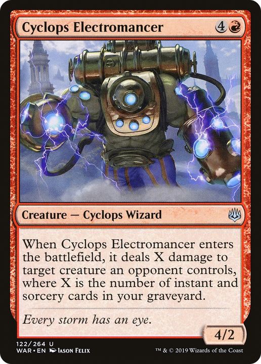 Cyclops Electromancer in the group Magic the Gathering / Sets / War of the Spark Promos at Proxyprinters.com (79796)