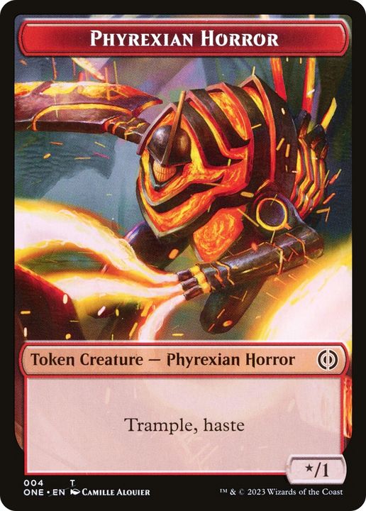 Phyrexian Horror in the group Magic the Gathering / Types / Colors / Red at Proxyprinters.com (79811)