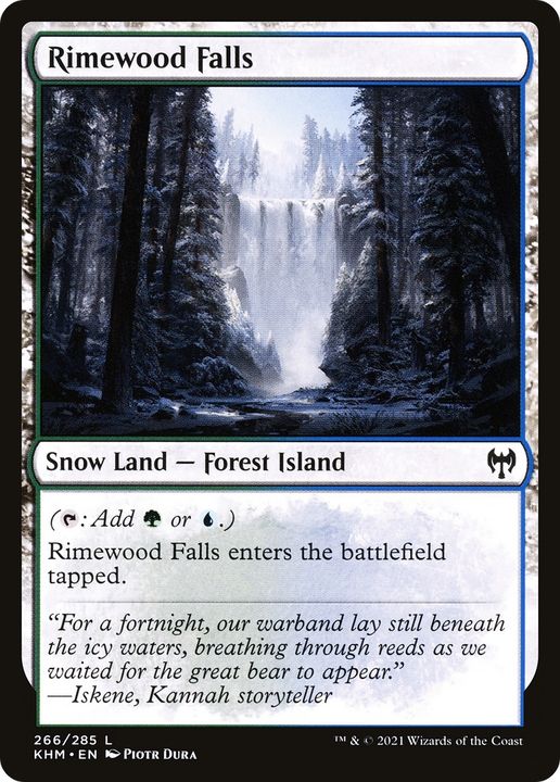 Rimewood Falls in the group Magic the Gathering / Types / Land / Forest at Proxyprinters.com (79823)