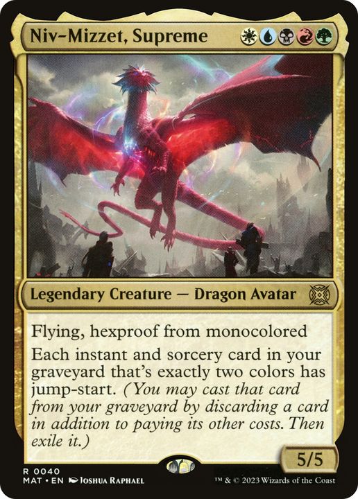 Niv-Mizzet, Supreme in the group Magic the Gathering / Sets / Masters Edition at Proxyprinters.com (79825)