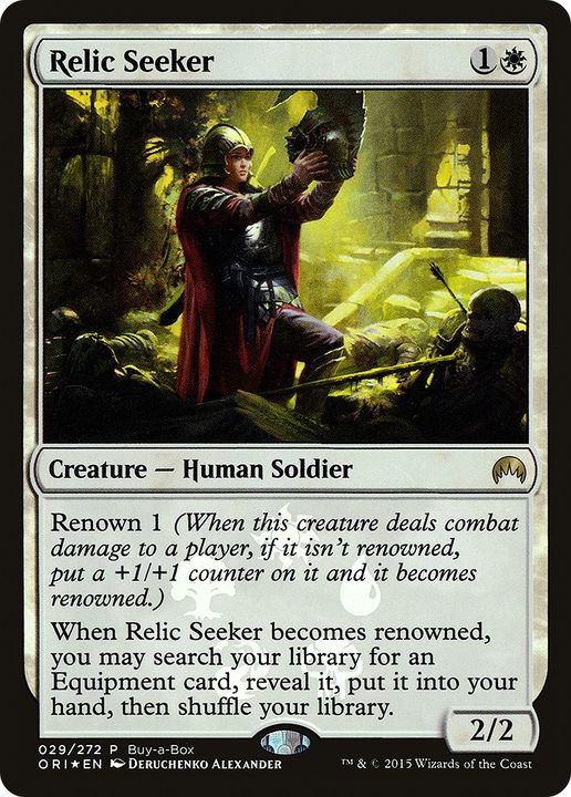 Relic Seeker in the group Magic the Gathering / Types / Colors / White at Proxyprinters.com (79827)