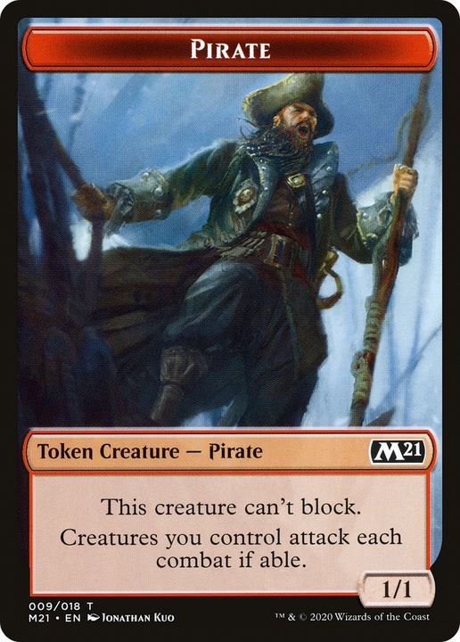 Pirate in the group Magic the Gathering / Sets / Core Set 2021 Tokens at Proxyprinters.com (79852)