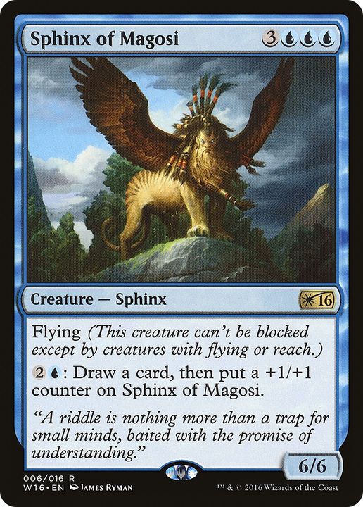 Sphinx of Magosi in the group Magic the Gathering / Types / Colors / Blue at Proxyprinters.com (79855)