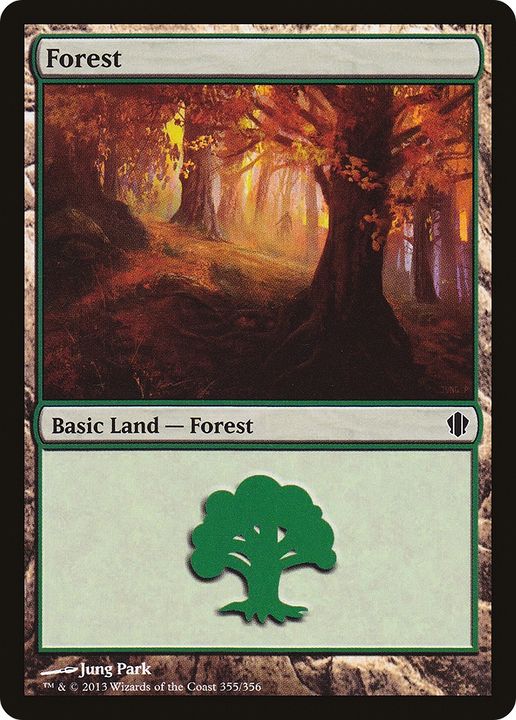 Forest in the group Magic the Gathering / Sets / Commander 2013 at Proxyprinters.com (79882)