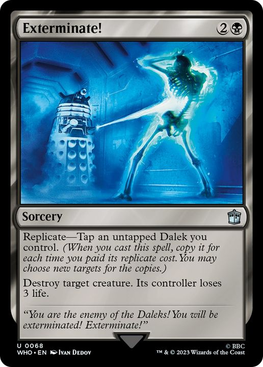 Exterminate! in the group Magic the Gathering / Types / Colors / Black at Proxyprinters.com (79896)