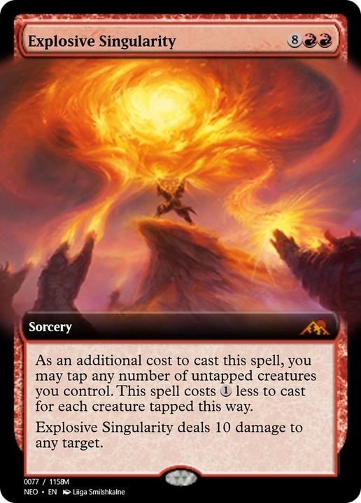 Explosive Singularity in the group Magic the Gathering / Types / Colors / Red at Proxyprinters.com (7990)