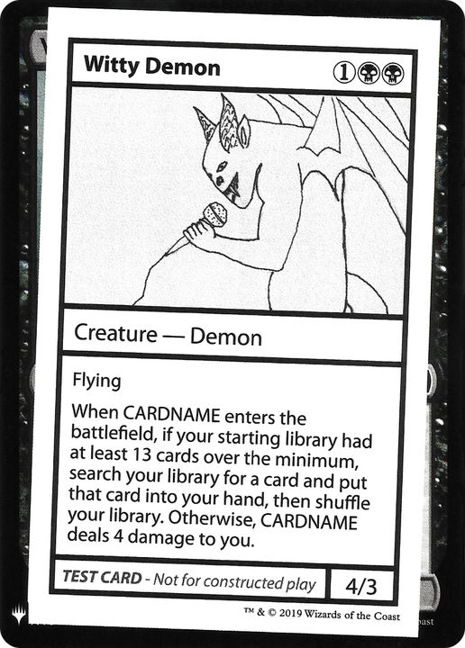 Witty Demon in the group Singles at Proxyprinters.com (79911)