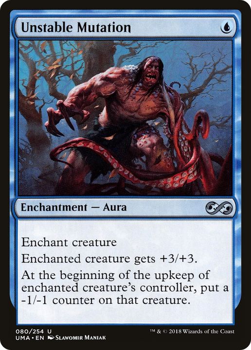 Unstable Mutation in the group Magic the Gathering / Types / Colors / Blue at Proxyprinters.com (79923)