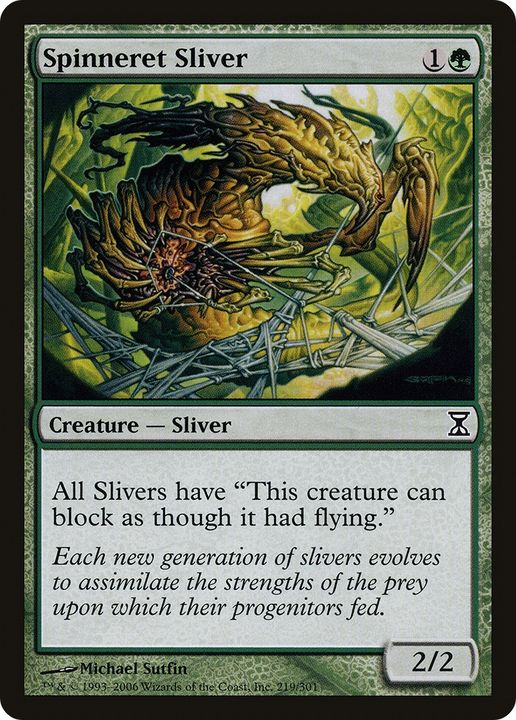 Spinneret Sliver in the group Magic the Gathering / Sets / Time Spiral at Proxyprinters.com (79928)