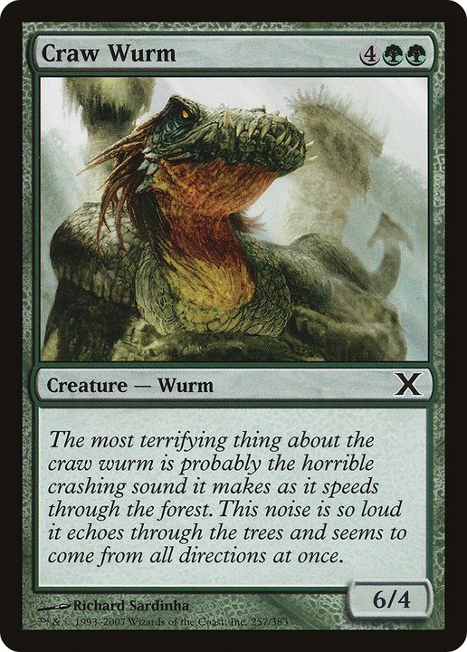 Craw Wurm in the group Magic the Gathering / Types / Colors / Green at Proxyprinters.com (79931)