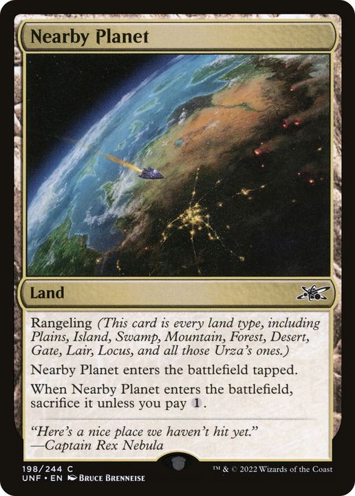 Nearby Planet in the group Magic the Gathering / Types / Colors / Colorless at Proxyprinters.com (79945)