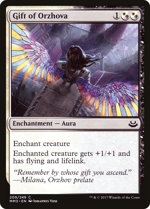 Gift of Orzhova in the group Magic the Gathering / Types / Colors / Multicolors / B, W at Proxyprinters.com (79964)