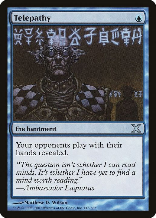 Telepathy in the group Magic the Gathering / Types / Enchantment / Enchantment at Proxyprinters.com (7997)