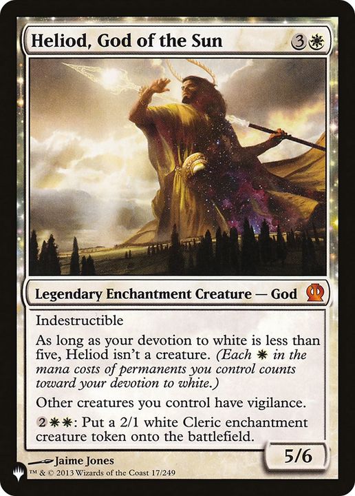 Heliod, God of the Sun in the group Magic the Gathering / Types / Enchantment / Legendary Enchantment at Proxyprinters.com (79973)