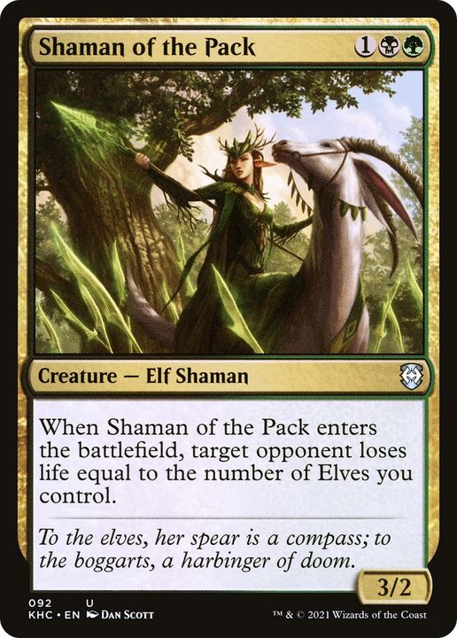 Shaman of the Pack in the group Magic the Gathering / Sets / Kaldheim Commander at Proxyprinters.com (79988)