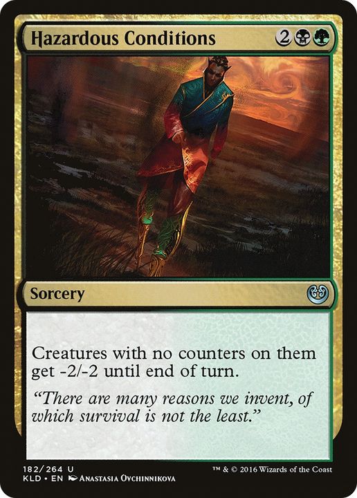 Hazardous Conditions in the group Magic the Gathering / Sets / Kaladesh at Proxyprinters.com (80015)