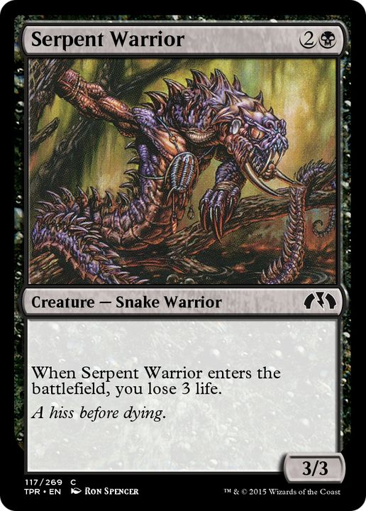 Serpent Warrior in the group Advanced search at Proxyprinters.com (80019)