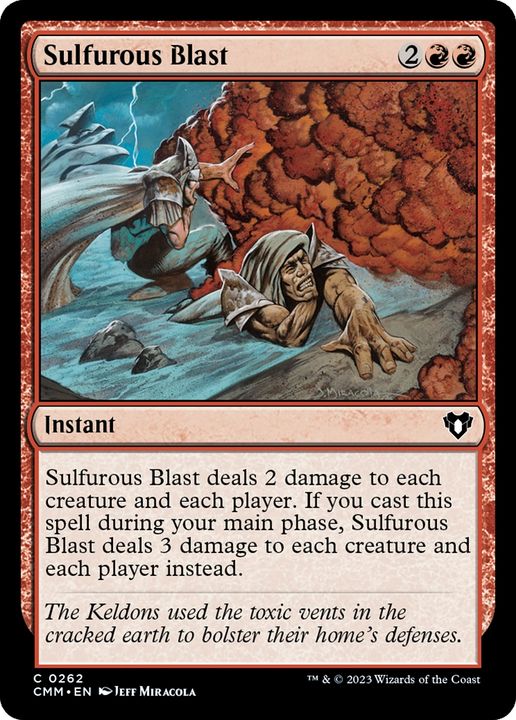 Sulfurous Blast in the group Magic the Gathering / Types / Colors / Red at Proxyprinters.com (80037)