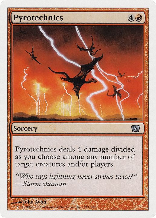 Pyrotechnics in the group Magic the Gathering / Types / Colors / Red at Proxyprinters.com (80043)