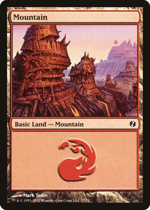 Mountain in the group Magic the Gathering / Sets / Duel Decks: Venser vs. Koth at Proxyprinters.com (80046)