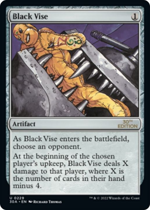 Black Vise in the group Magic the Gathering / Sets / 30th Anniversary Edition at Proxyprinters.com (8005)