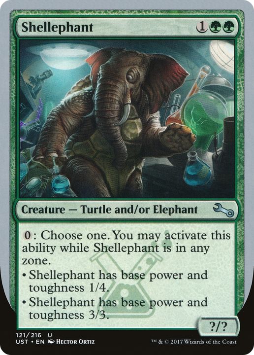 Shellephant in the group Magic the Gathering / Types / Colors / Green at Proxyprinters.com (80077)