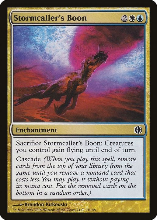 Stormcaller's Boon in the group Magic the Gathering / Types / Enchantment / Enchantment at Proxyprinters.com (8008)