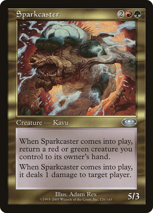 Sparkcaster in the group Magic the Gathering / Types / Colors / Multicolors / G, R at Proxyprinters.com (80124)