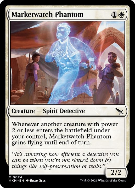 Marketwatch Phantom in the group Magic the Gathering / Types / Colors / White at Proxyprinters.com (80132)