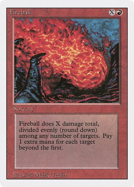 Fireball in the group Magic the Gathering / Types / Colors / Red at Proxyprinters.com (80139)