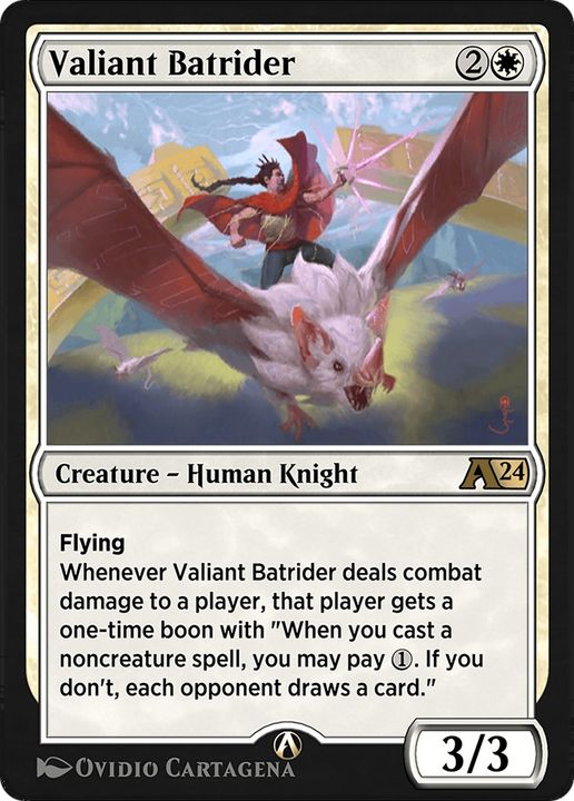 Valiant Batrider in the group Magic the Gathering / Sets / Alchemy: Ixalan at Proxyprinters.com (80154)