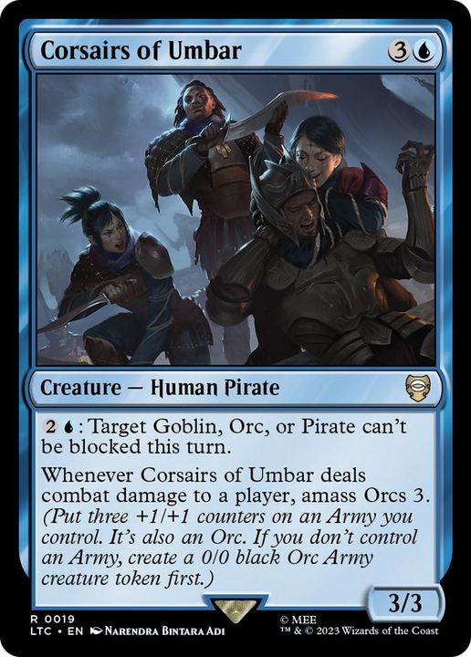 Corsairs of Umbar in the group Magic the Gathering / Sets / Tales of Middle-earth Commander at Proxyprinters.com (8016)