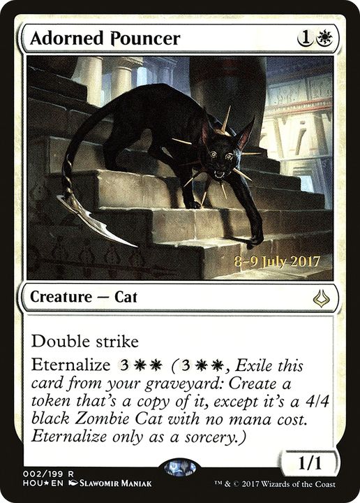 Adorned Pouncer in the group Magic the Gathering / Types / Colors / White at Proxyprinters.com (80173)