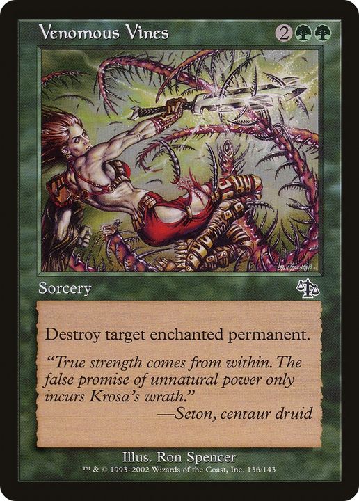 Venomous Vines in the group Magic the Gathering / Types / Colors / Green at Proxyprinters.com (80176)