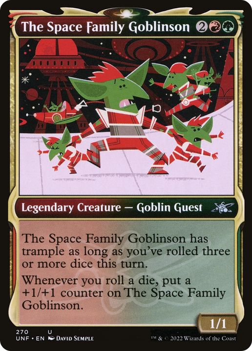 The Space Family Goblinson in the group Magic the Gathering / Sets / Unfinity Sticker Sheets at Proxyprinters.com (80187)